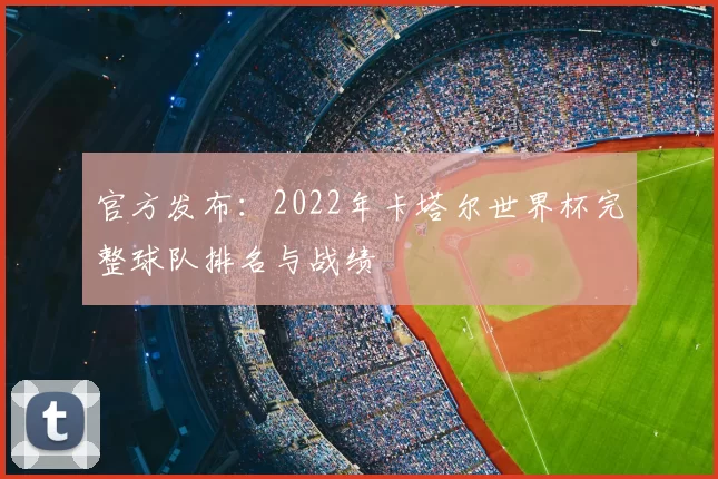 官方发布:2022年卡塔尔世界杯完整球队排名与战绩