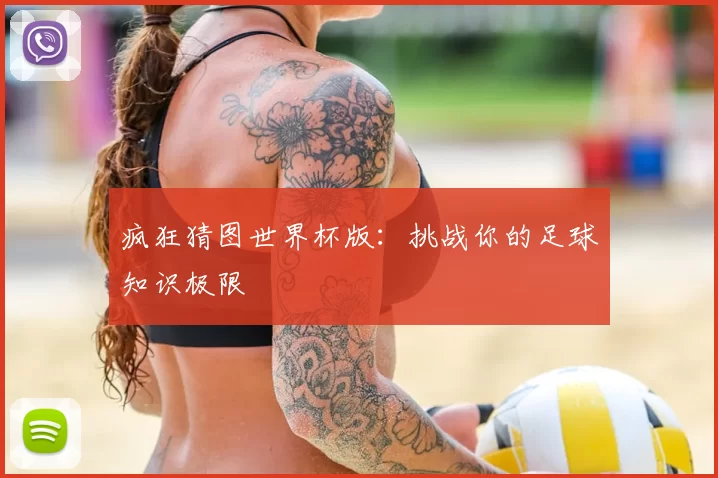 疯狂猜图世界杯版:挑战你的足球知识极限