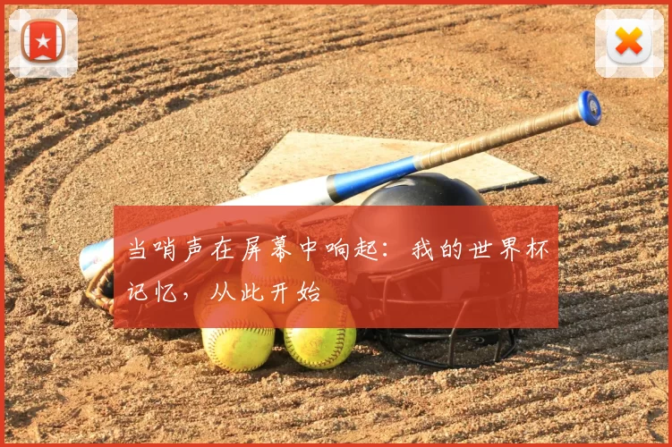 当哨声在屏幕中响起:我的世界杯记忆,从此开始